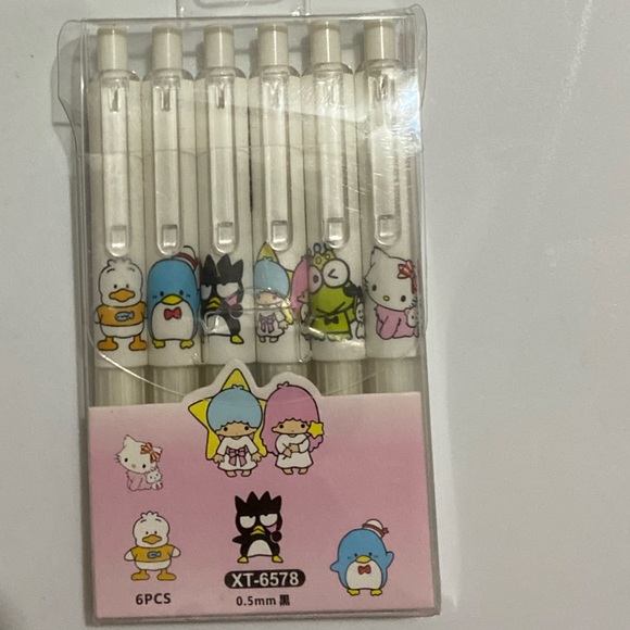 Sanrio Characters Pen Pack: 6pcs - Picture 1 of 3